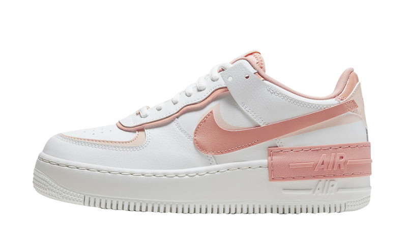 air force ones white and pink