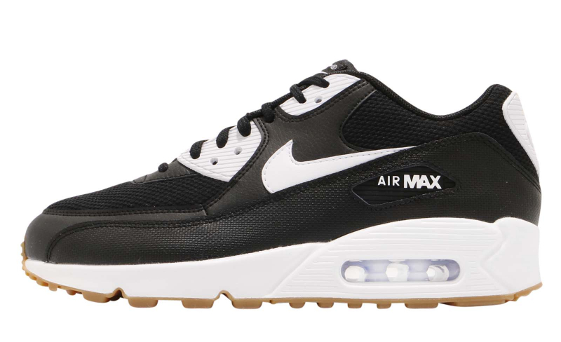 air max 90 premium black white