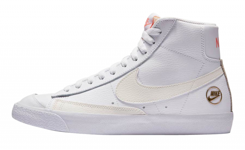 nike blazer white and gold