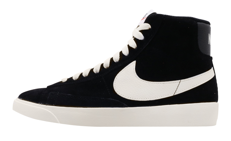 nike blazer mid black sail