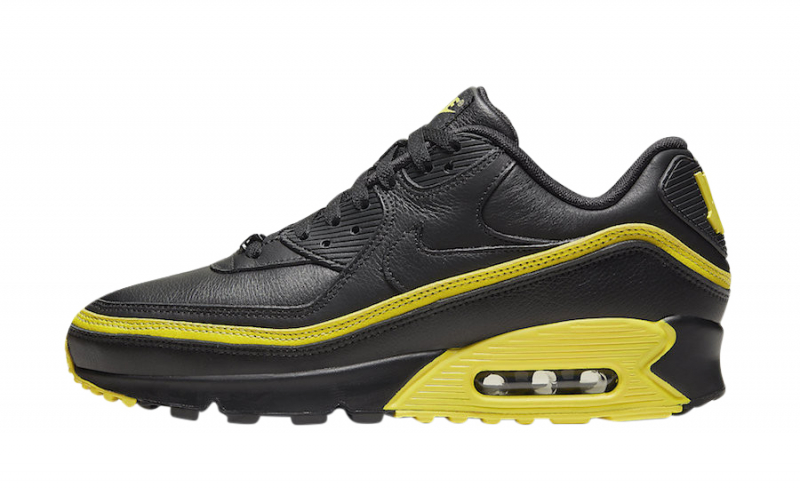 air max 90 undefeated black optic yellow