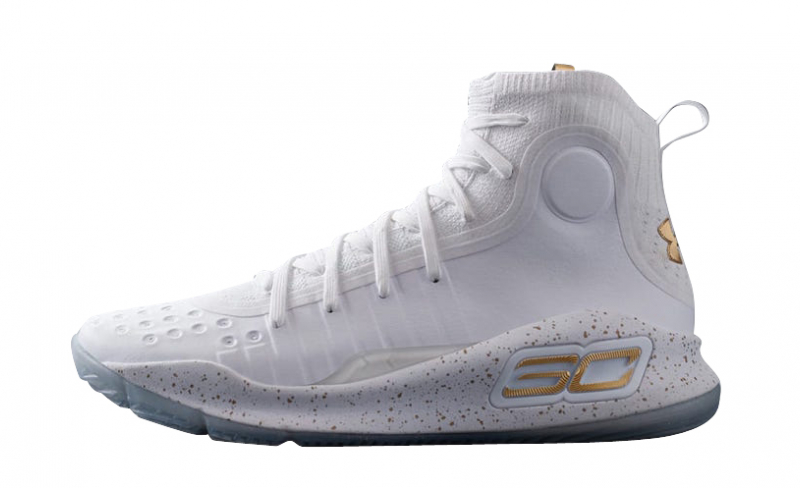Under Armour Curry 4 White Gold 