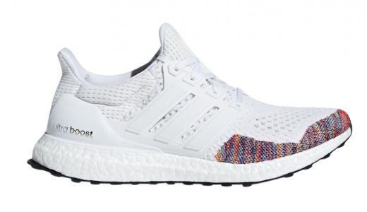 adidas boost white and rainbow