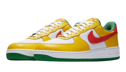 Nike Air Force 1 Low Misplaced Swooshes Pale Yellow Men's - CK7214-700 - US